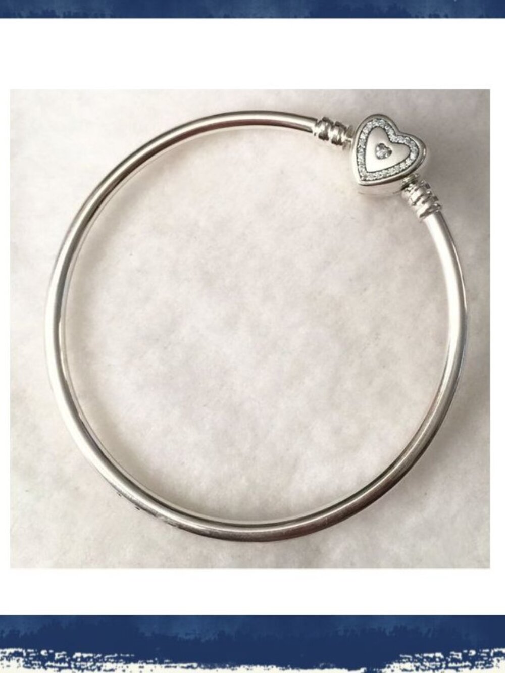 NOWT 18cm Pandora Family Forever Bangle Bracelet